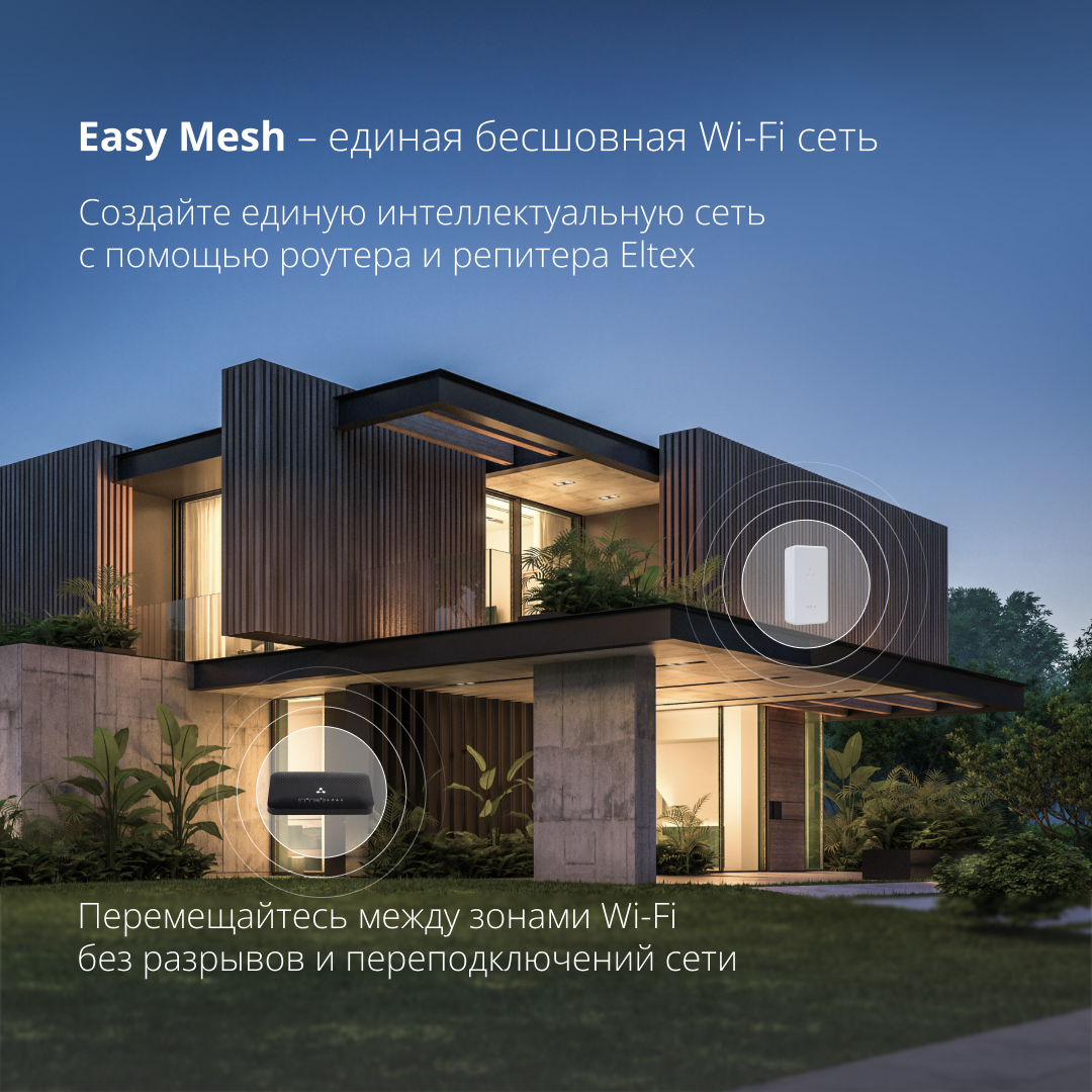 Wi-Fi роутер с хабом умного дома Eltex Home RG-1440G-WZ